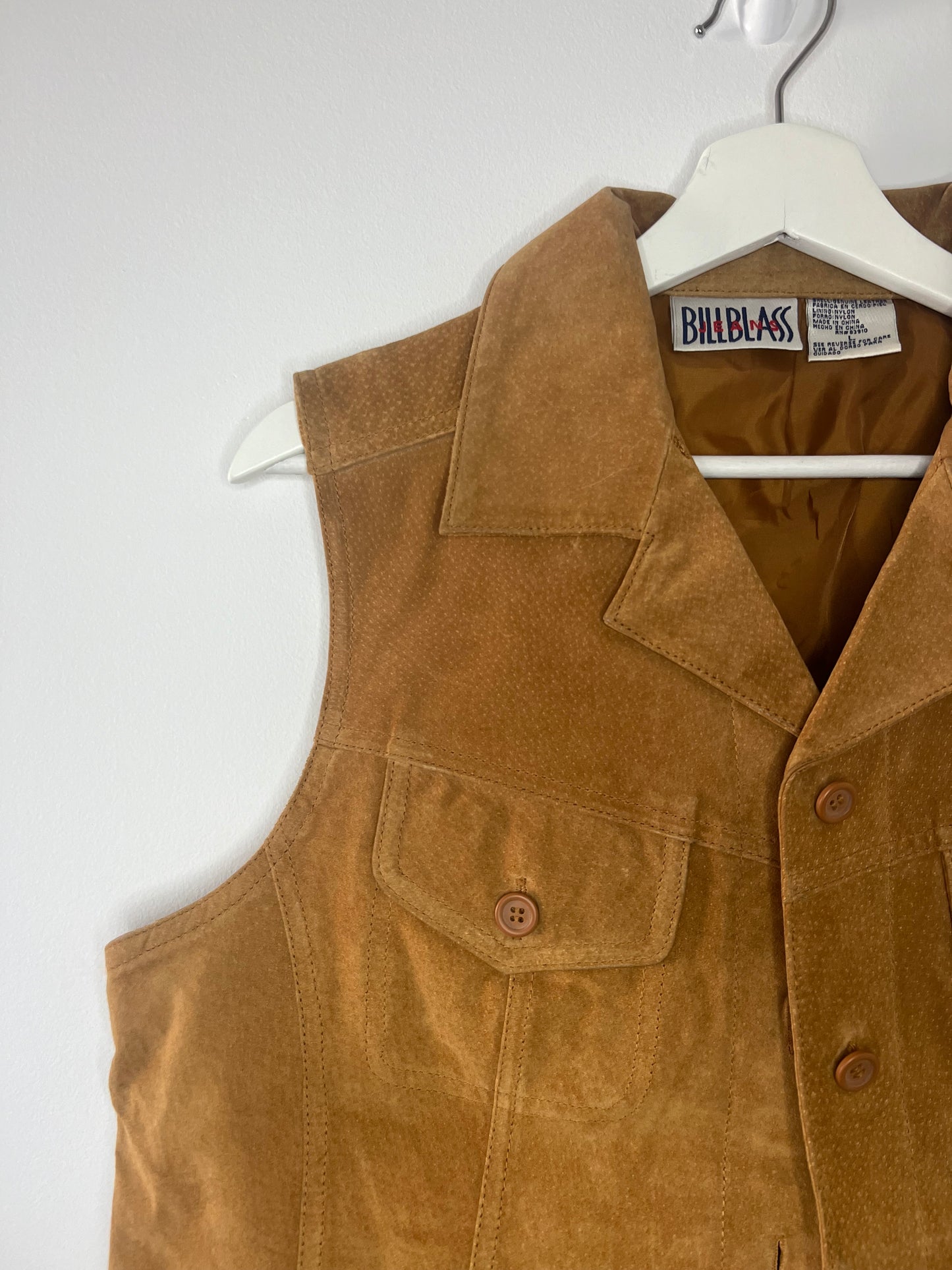 Vintage Suede Bill Blass Vest
