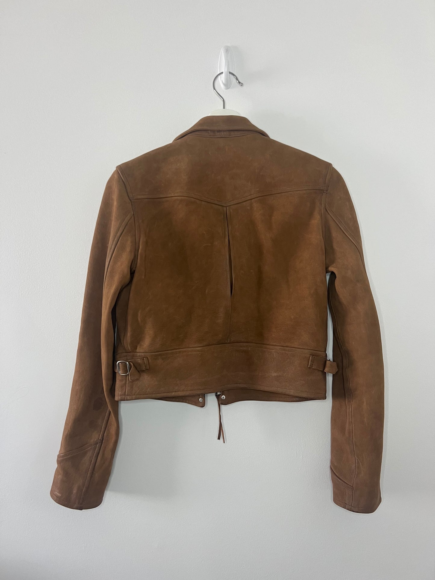 Vintage Ralph Lauren Cropped Leather Jacket