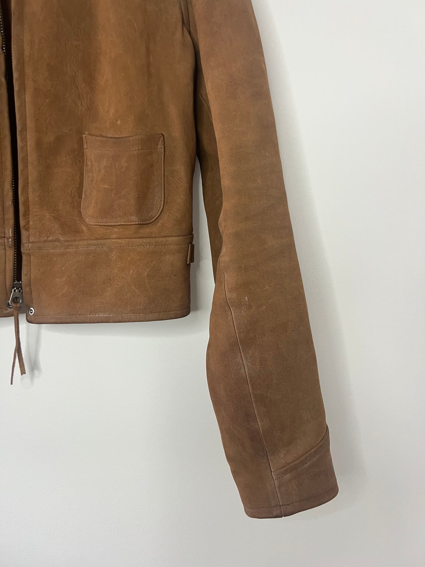 Vintage Ralph Lauren Cropped Leather Jacket
