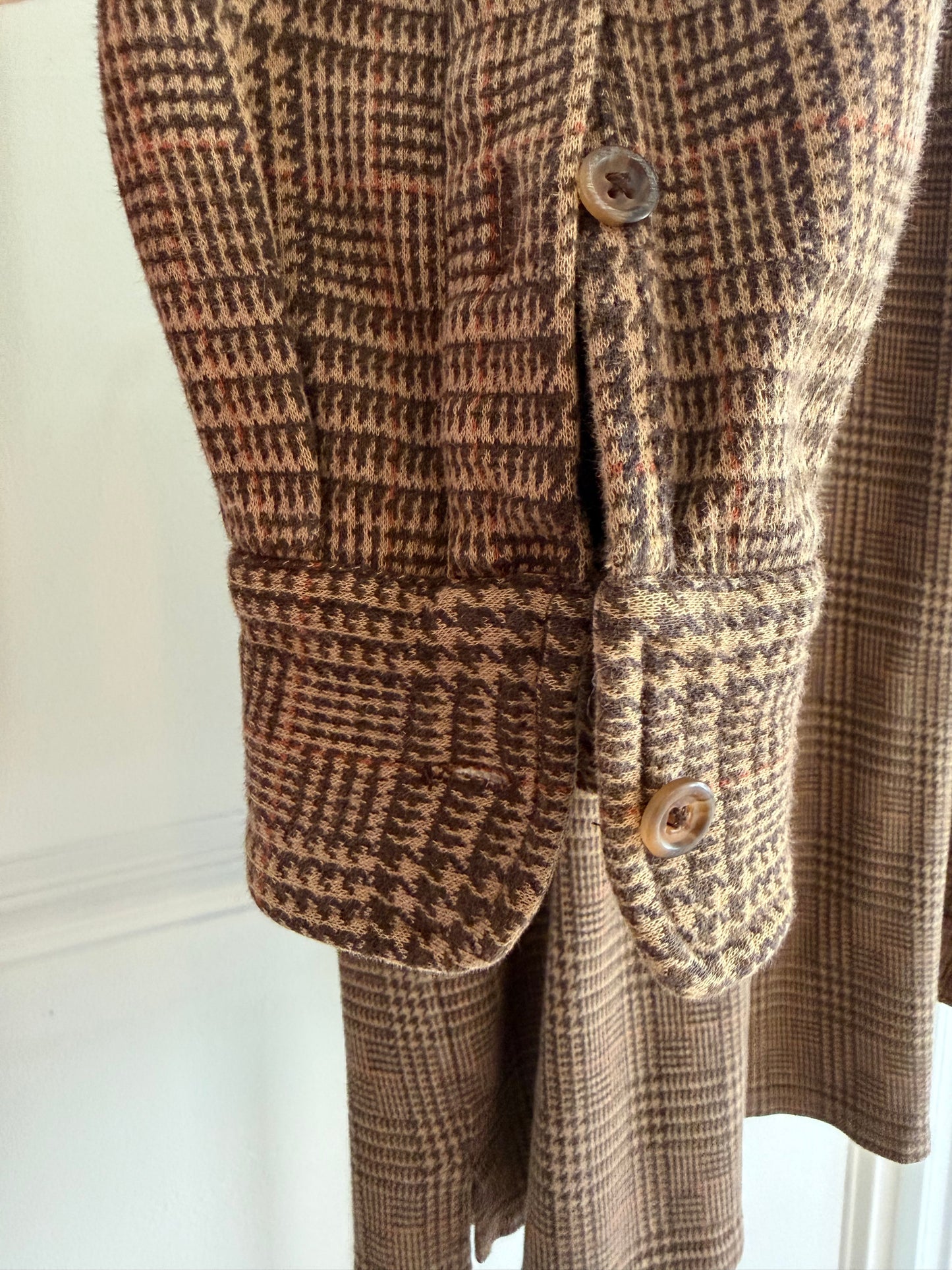 Vintage Ralph Lauren houndstooth button down shirt