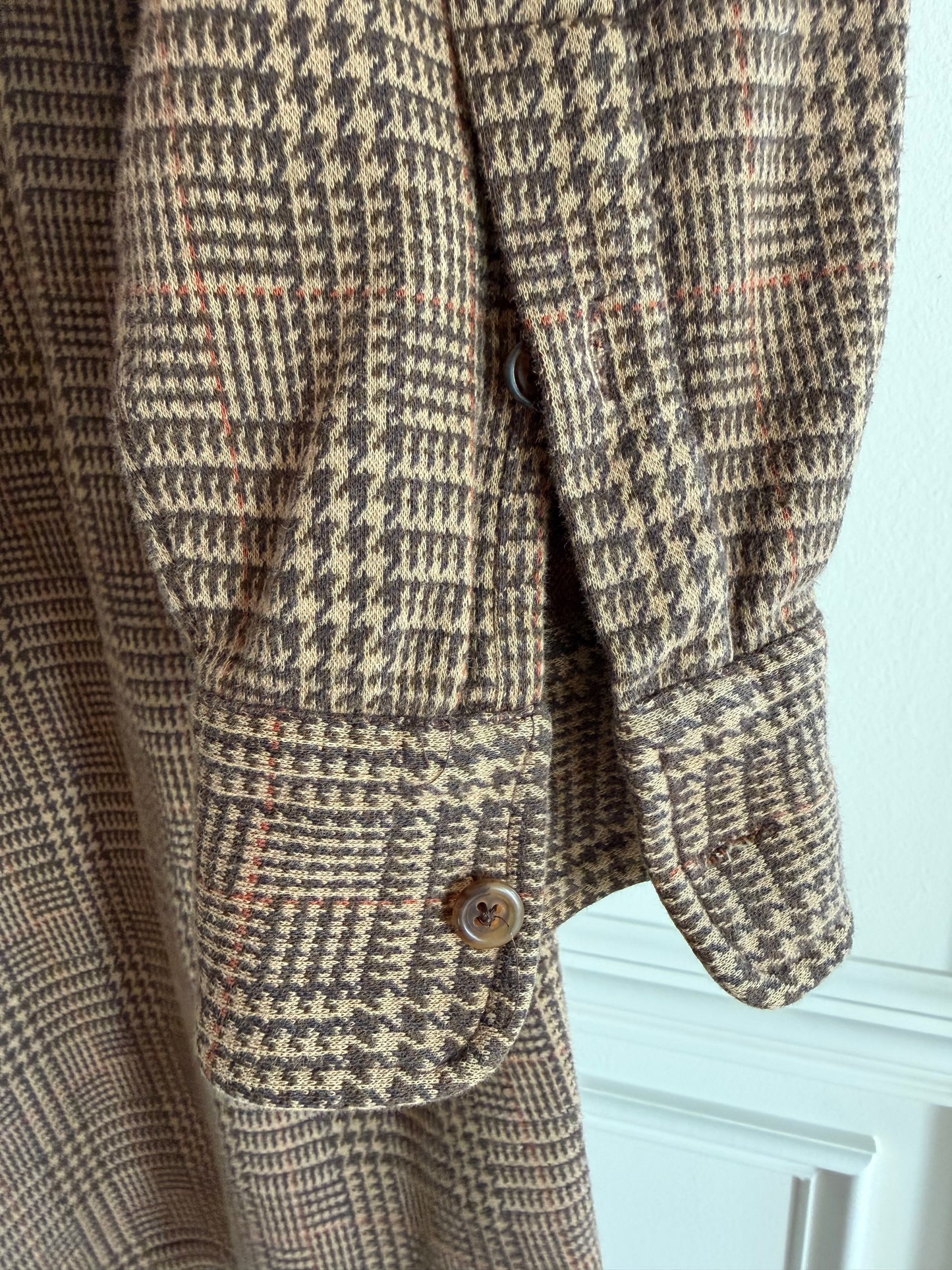 Vintage Ralph Lauren houndstooth button down shirt