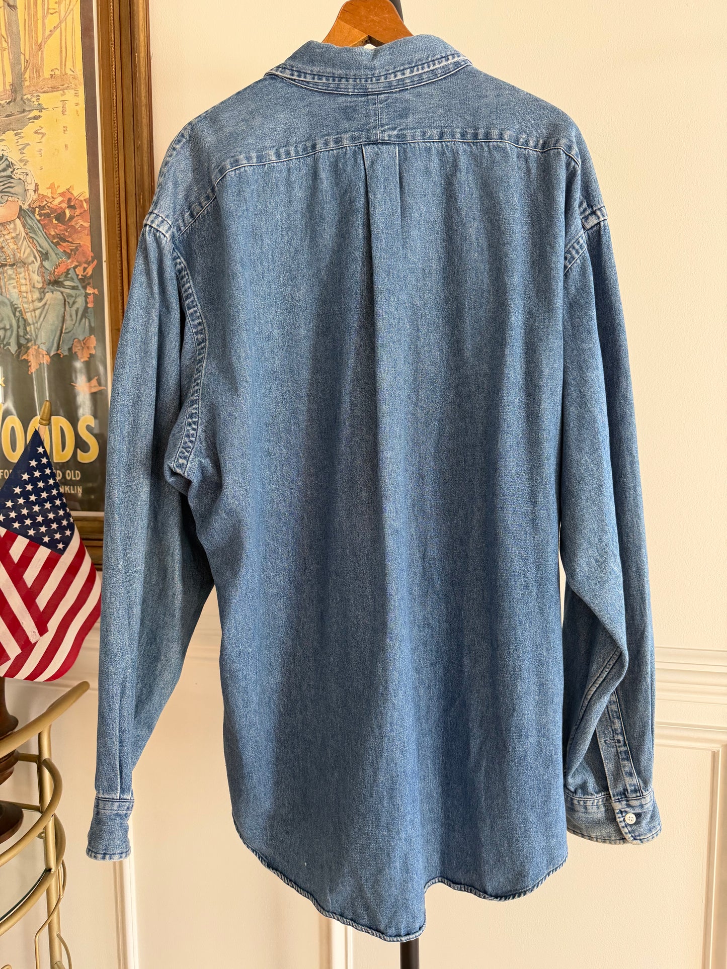 Vintage Ralph Lauren Button down Denim shirt from 1985