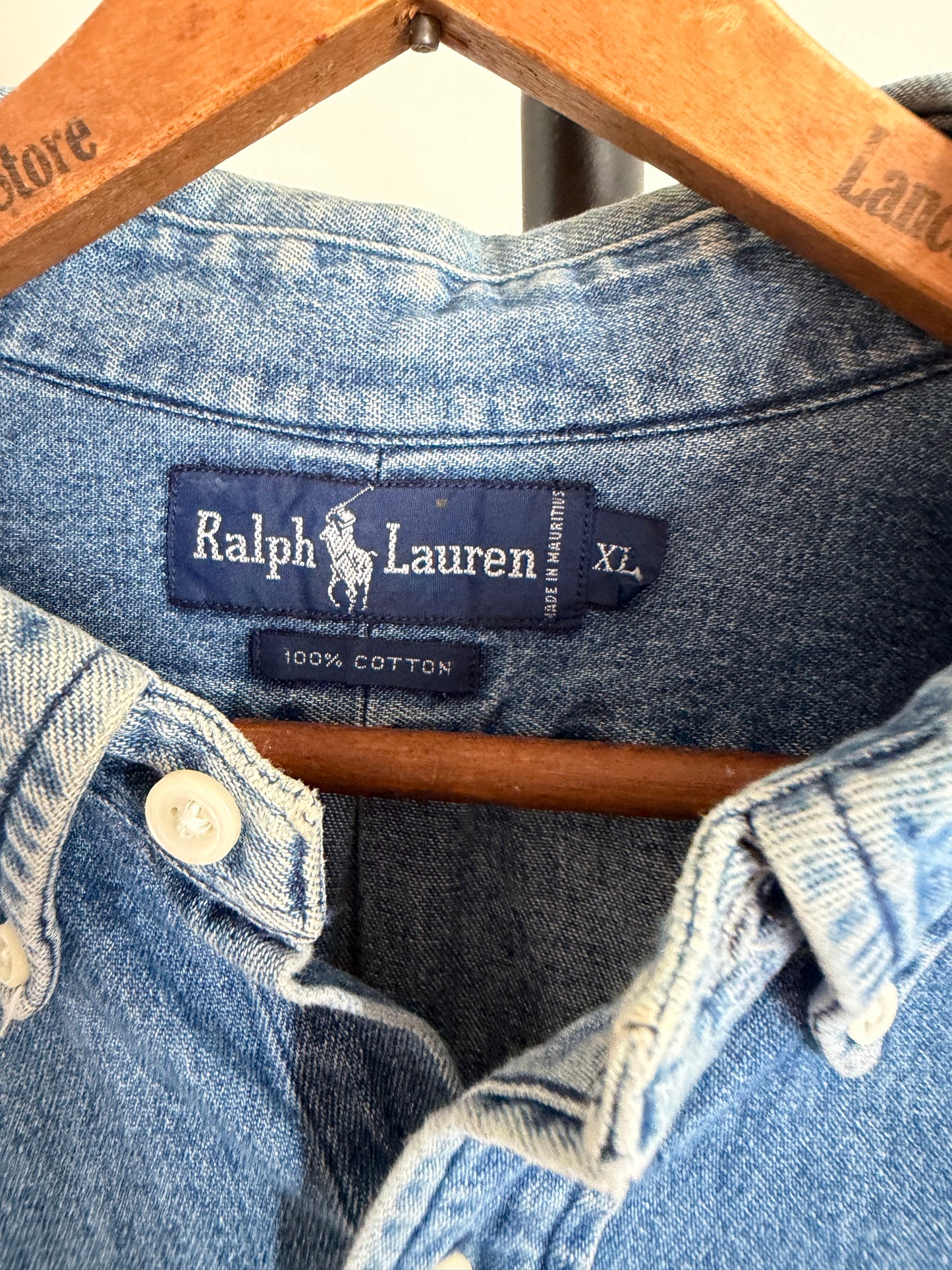 Vintage Ralph Lauren Button down Denim shirt from 1985