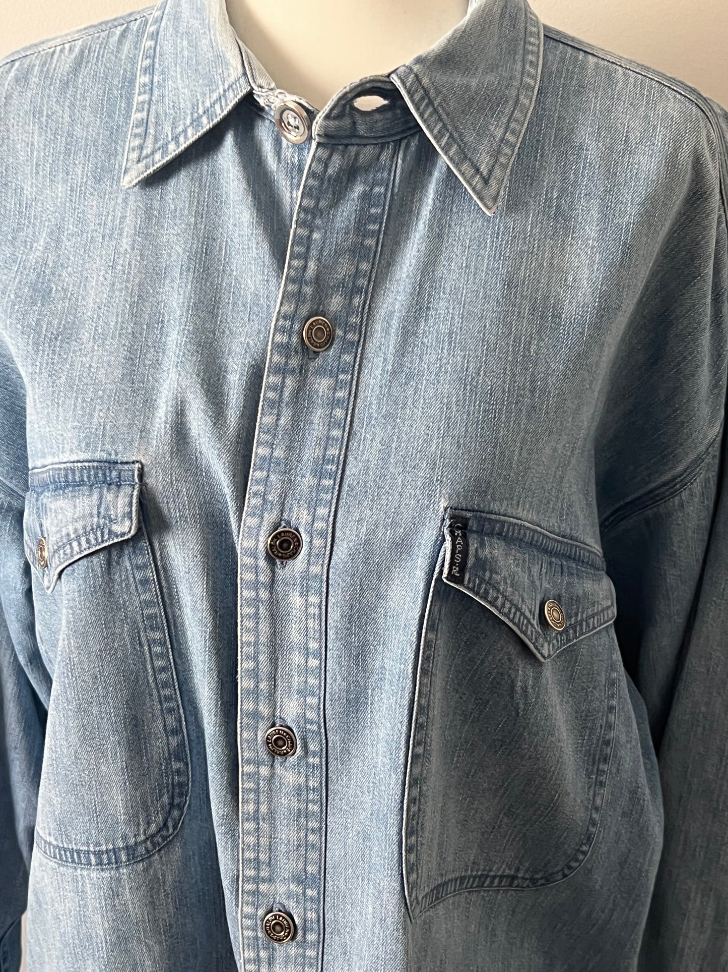 90's Chaps Denim Button Down