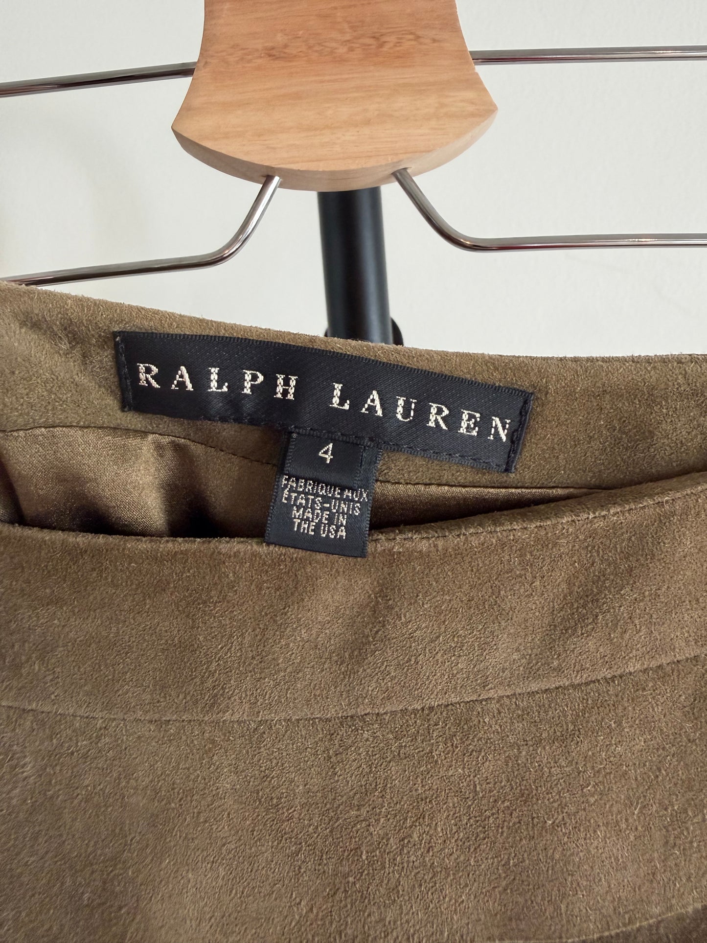 Vintage Ralph Lauren Suede skirt
