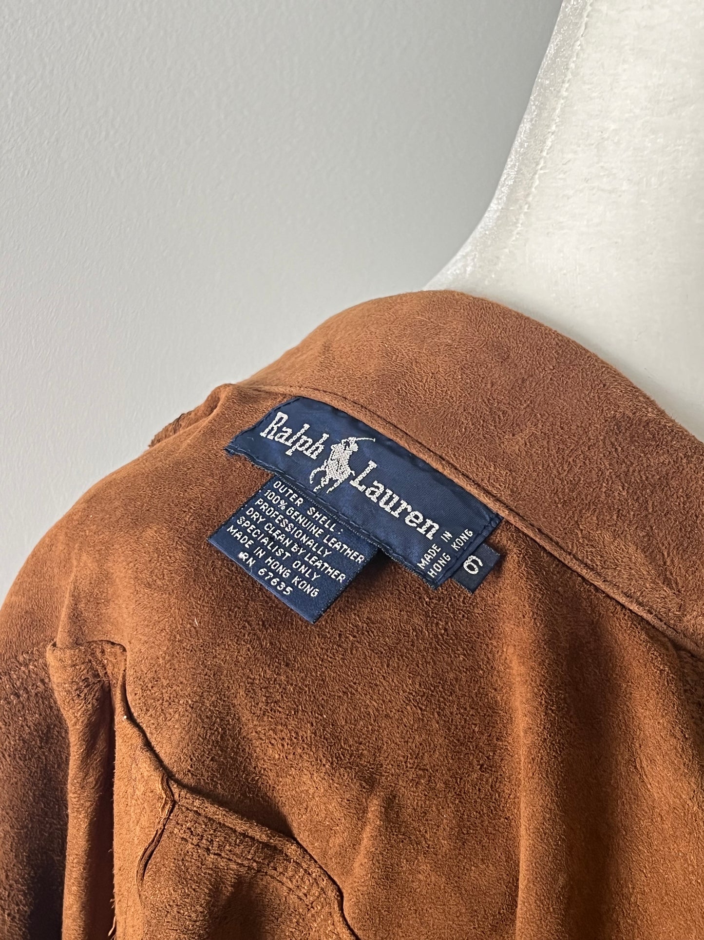 90's Ralph Lauren Suede Button Down