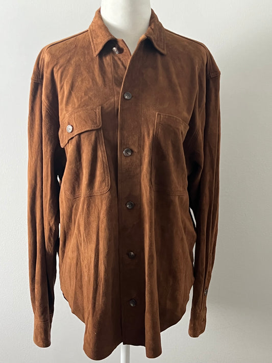 90's Ralph Lauren Suede Button Down