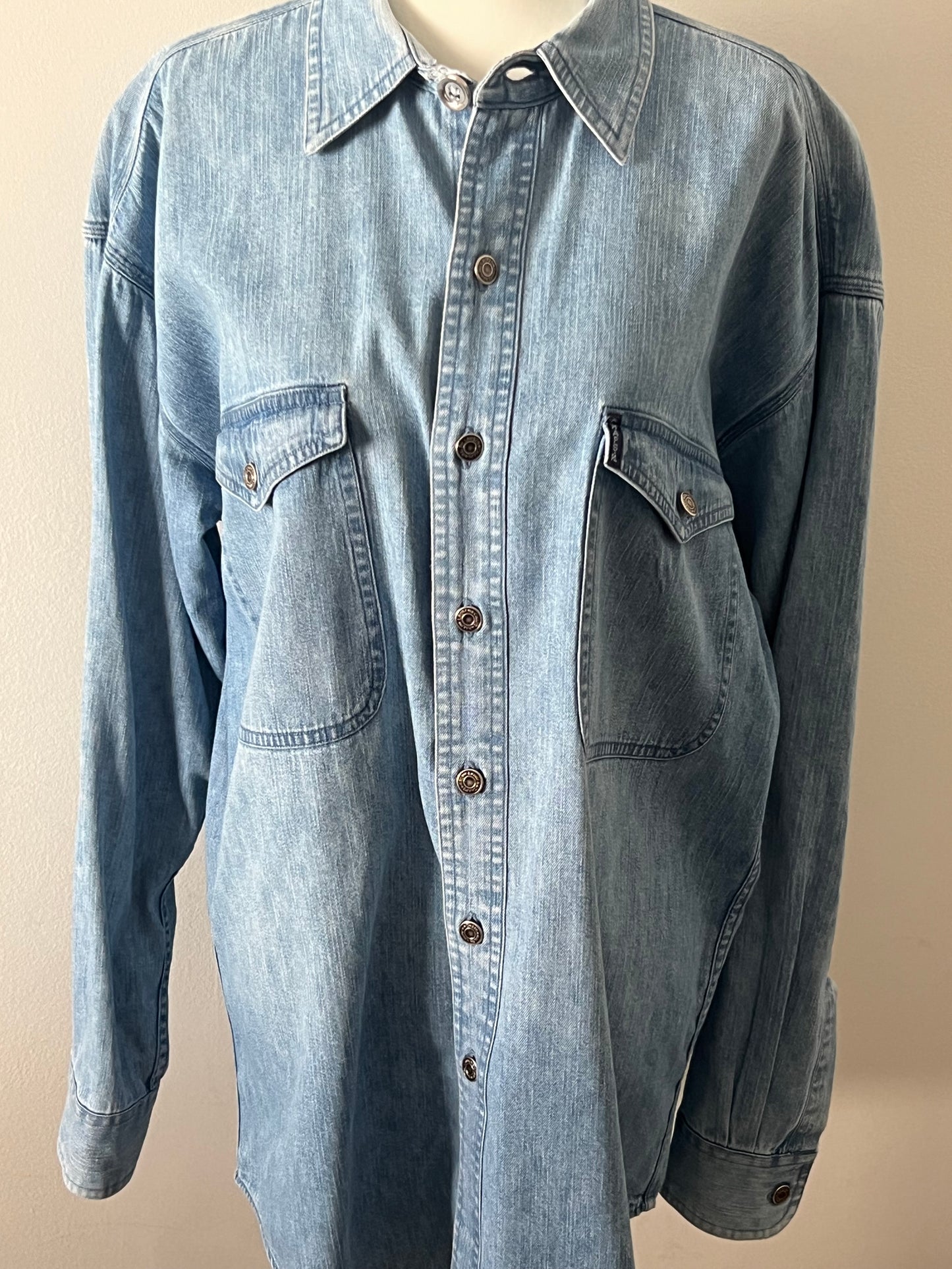 90's Chaps Denim Button Down